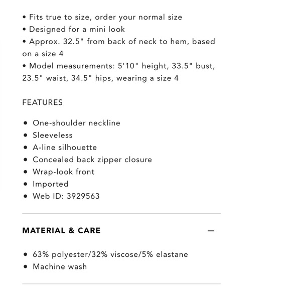 French Connection Whisper One Shoulder Dress - Picture 3 of 3